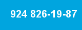 924 826-19-87